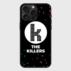 Чехол силиконовый для Apple iPhone 15 Pro Мax матовый The Killers конфети