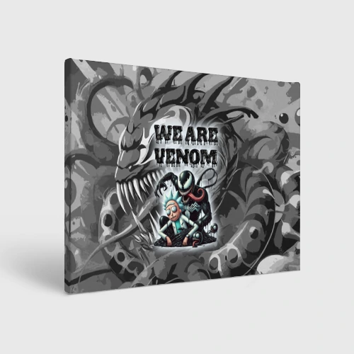 Холст прямоугольный We are Venom - graffiti