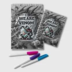 Блокнот We are Venom - graffiti