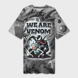 Платье-футболка 3D We are Venom - graffiti