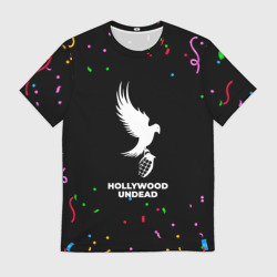 Мужская футболка 3D Hollywood Undead конфети