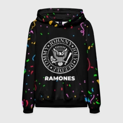 Мужская толстовка 3D Ramones конфети