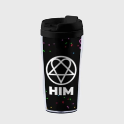 Термокружка-непроливайка HIM конфети