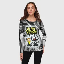 Женский лонгслив 3D We are Venom - Morty - фото 2