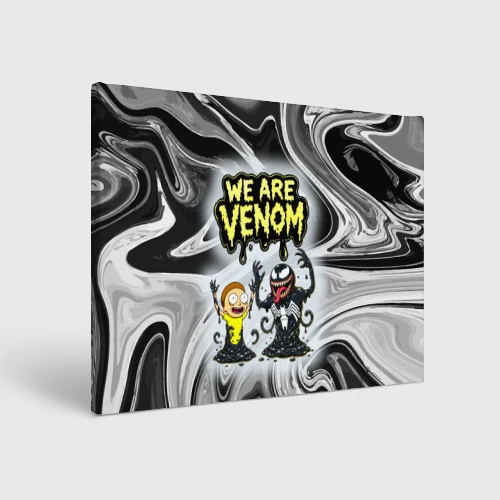 Холст прямоугольный We are Venom - Morty
