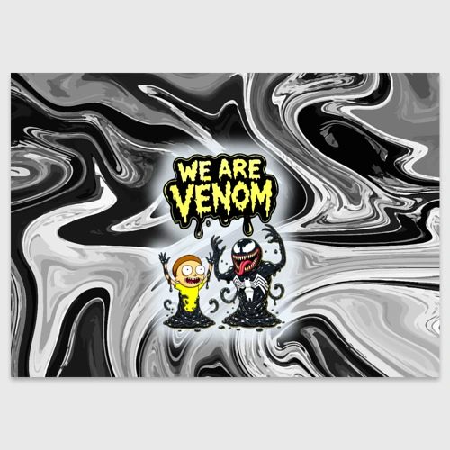 Поздравительная открытка We are Venom - Morty