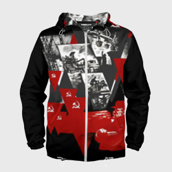 Мужская ветровка 3D Советская экономика - Владимир Ленин
