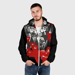 Мужская ветровка 3D Советская экономика - Владимир Ленин - фото 2