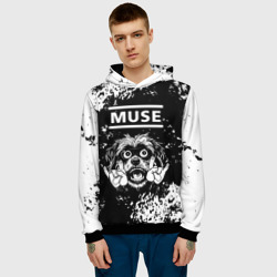 Мужская толстовка 3D Muse рок пес - фото 2