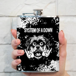 Фляга System of a Down рок пес - фото 2