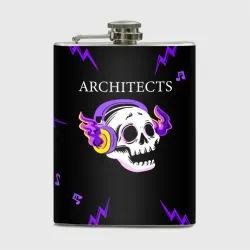 Фляга Architects неоновый череп