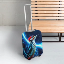 Чехол для чемодана 3D Дятел в грозу - фото 2