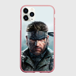 Чехол для iPhone 11 Pro Max матовый Snake Solid - metal gear