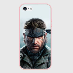 Чехол для iPhone 5/5S матовый Snake Solid - metal gear