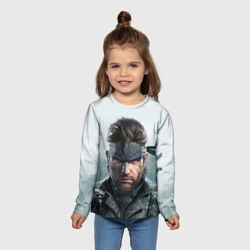 Детский лонгслив 3D Snake Solid - metal gear - фото 2