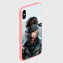 Чехол для iPhone XS Max матовый Snake Solid - metal gear - фото 2