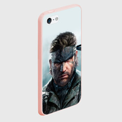 Чехол для iPhone 5/5S матовый Snake Solid - metal gear - фото 2