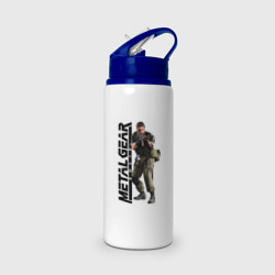 Бутылка для воды с трубочкой Снейк Солид