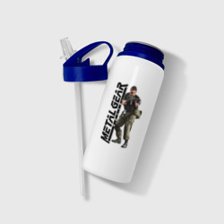 Бутылка для воды с трубочкой Снейк Солид - фото 2