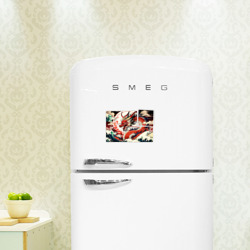 Магнитный плакат 3Х2 Красный дракон в японском стиле ирезуми - фото 2