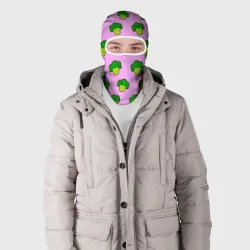 Балаклава 3D Фиолетовый брокколи - фото 2