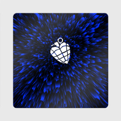 Магнит виниловый Квадрат Green Day blue energy