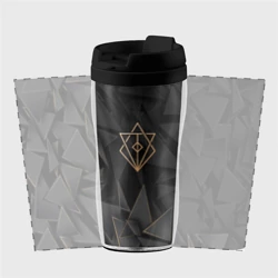 Термокружка-непроливайка In Flames golden poly - фото 2