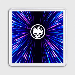 Магнит 55*55 The Offspring neon energy