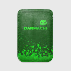 Картхолдер Magsafe магнитный DanMachi - green gradient посередине