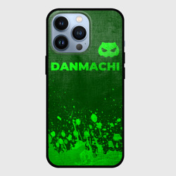 Чехол для iPhone 13 Pro DanMachi - green gradient посередине