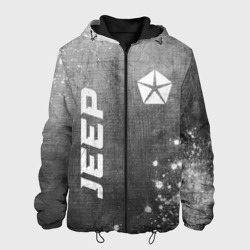 Мужская куртка 3D Jeep - grey gradient вертикально
