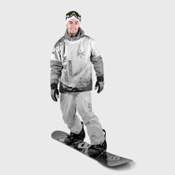 Накидка на куртку 3D Bring Me the Horizon - white gradient вертикально - фото 2