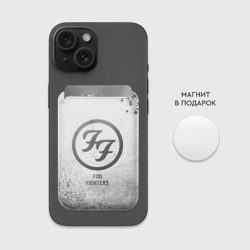 Картхолдер Magsafe магнитный Foo Fighters - white gradient - фото 2
