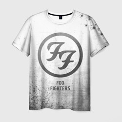 Мужская футболка 3D Foo Fighters - white gradient