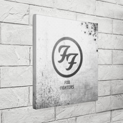 Холст квадратный Foo Fighters - white gradient - фото 2