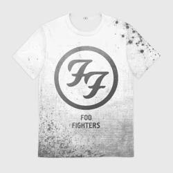 Мужская футболка 3D Foo Fighters - white gradient