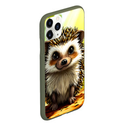 Чехол для iPhone 11 Pro Max матовый Огромный ёжик - фото 2
