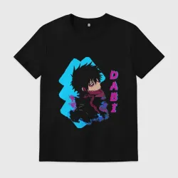 Мужская футболка хлопок Моя геройская академия злодей Dabi