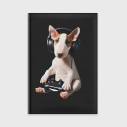 Ежедневник Щенок бультерьера геймер