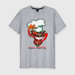 Мужская футболка хлопок Slim Grill master