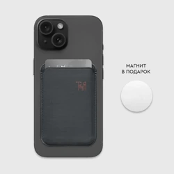 Картхолдер Magsafe магнитный Татьяна - красная вязью надпись - фото 2