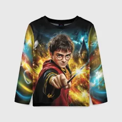 Детский лонгслив 3D Гарри Поттер и магия