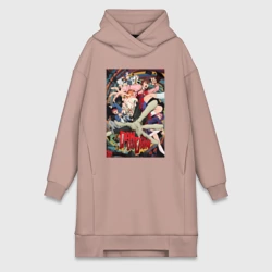 Платье-худи хлопок Dandadan all