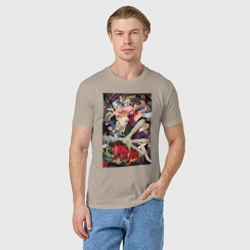 Мужская футболка хлопок Dandadan all - фото 2