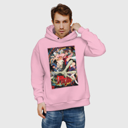 Мужское худи Oversize хлопок Dandadan all - фото 2