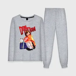 Женская пижама с лонгсливом хлопок Момо Аясэ - турбо бабка