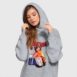 Платье-худи хлопок Момо Аясэ - турбо бабка - фото 2