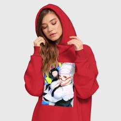 Платье-худи хлопок Бабка Момо - фото 2