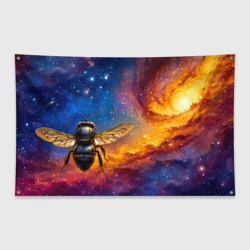 Флаг-баннер Муха в космосе