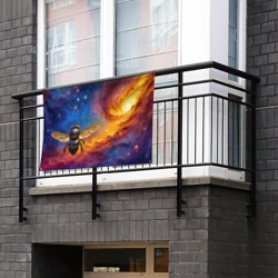 Флаг-баннер Муха в космосе - фото 2